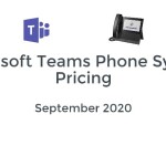 Microsoft Teams Phone System Pricing: September 2020